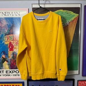 Vintage Champion Blank Sweater - SIZE XL